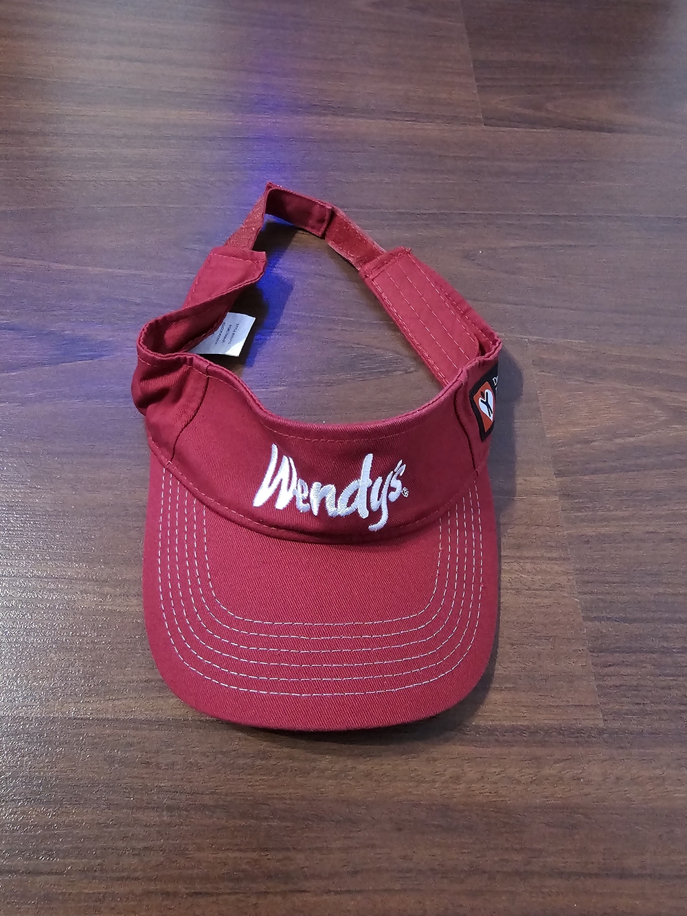 Kids Red Visor - Branded Sun Cap
